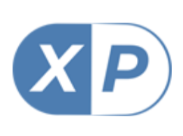 Logo with written text XP