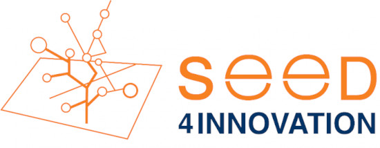 Logo with written text seed 4 innovation