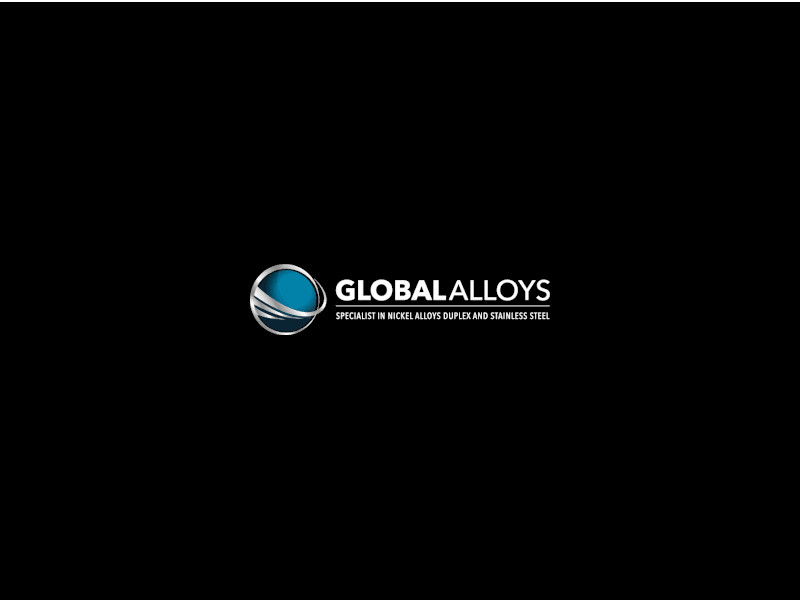 Logo with written text global alloys
