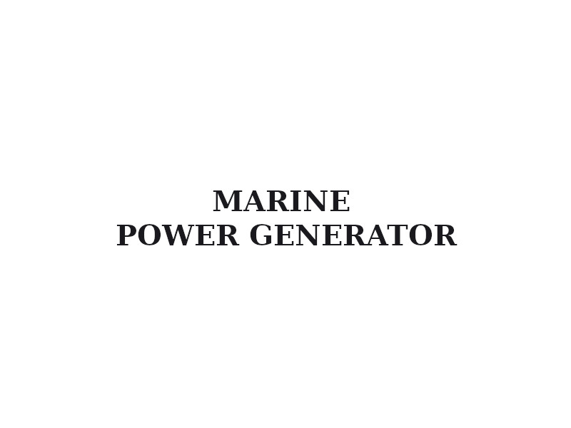 Marine power generator logo